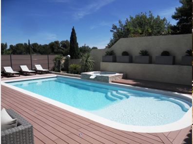 Realisation piscine coque Verriere le Buisson 91